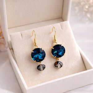 The Amphitrite Drop Earrings (One of One- Handcrafted)